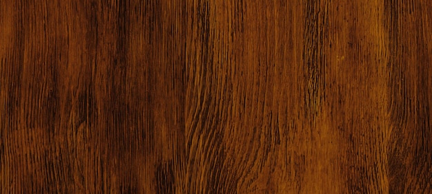 Dunkler Hintergrund braune Textur lackiertes Holz Leere flache Oberfläche Natürliches Muster auf dem Brett