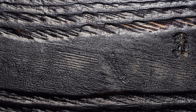 Dunkler Holzstrukturhintergrund Vintage alte schwarze Bretter Hartholz Holzkohle Holzqualität hohes Muster Holzmaserung Material poliert Holzboden detailliertes Foto