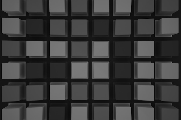 Dunkler monochromer Hintergrund mit minimaler Geometrie