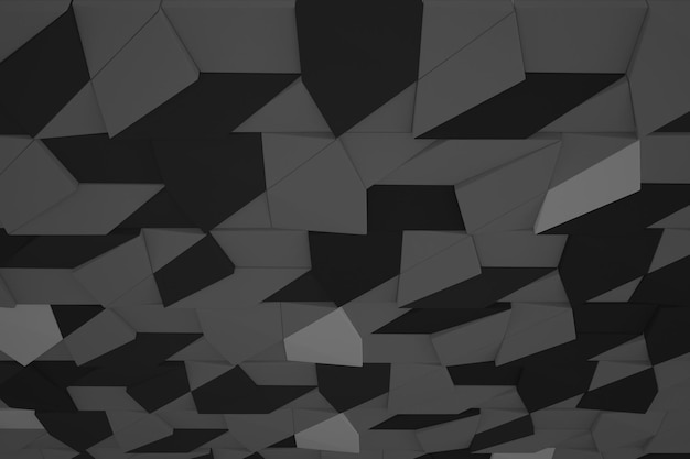 Dunkler monochromer Hintergrund mit minimaler Geometrie