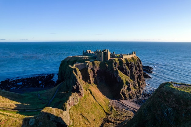 Dunnottar mittelalterliche Burg an der Ostküste Schottlands