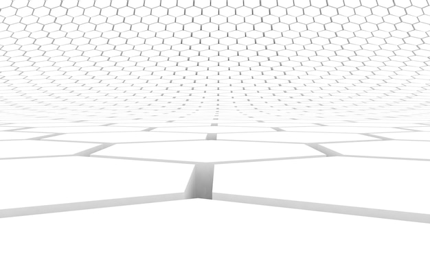 Duo tono hexágono 3D textura de fondo 3d renderizado ilustración Fondo abstracto futurista