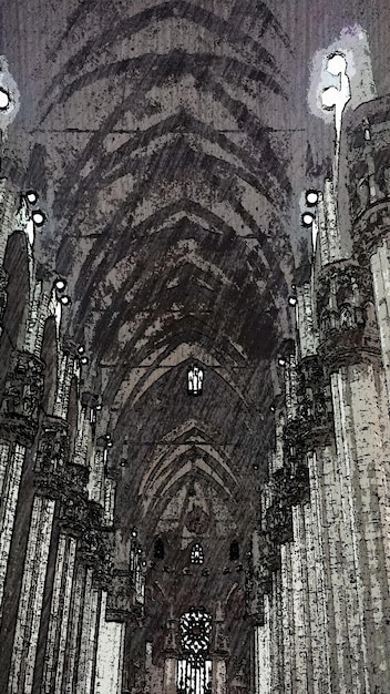 Foto duomo de milán milán italia abrir y editar