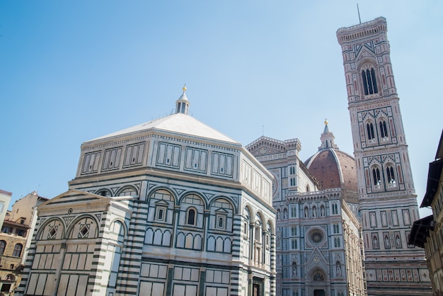 Duomo Santa Maria Del Fiore na Piazzale Michelangelo em Florença, Toscana, Itália