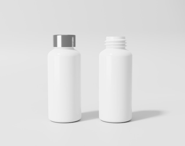 Durchsichtige Plastikflasche Thermoswasserflasche