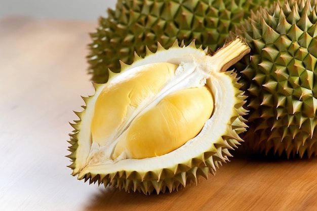 Durian como textura