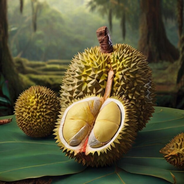 Foto durian delight o rei das sensações tropicais