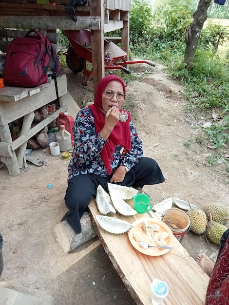 Foto el durian de ladang