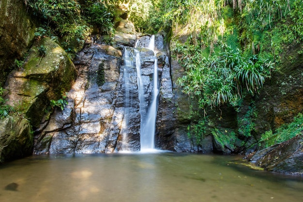 Duschwasserfall in Horto von Rio de Janeiro