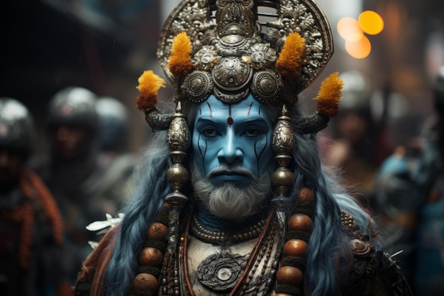 Dussehra filmische Fotofestszene