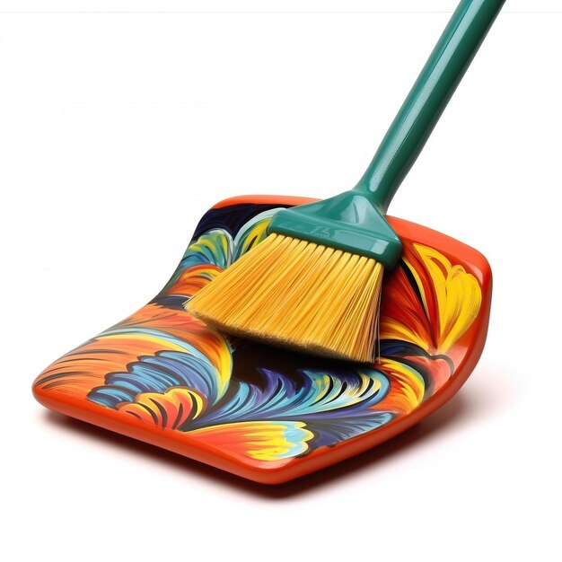 Dustpan Fauvismus Kunststil weißer Hintergrund hoch qua