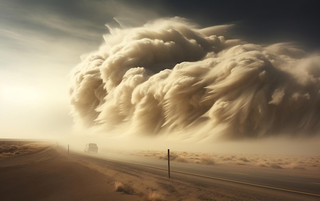 Dusty Road Cloud Old auf generativer KI