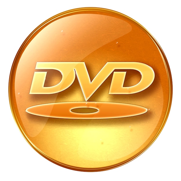 DVD-Symbol gelb