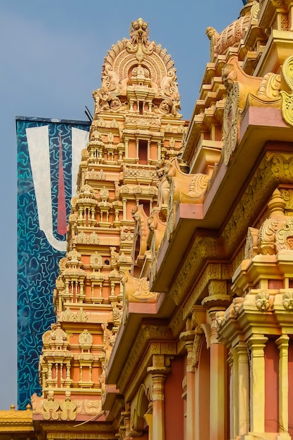 Dwarapudi India Architektur des Ayyappa Swamy Tempels in Dwarapudi India
