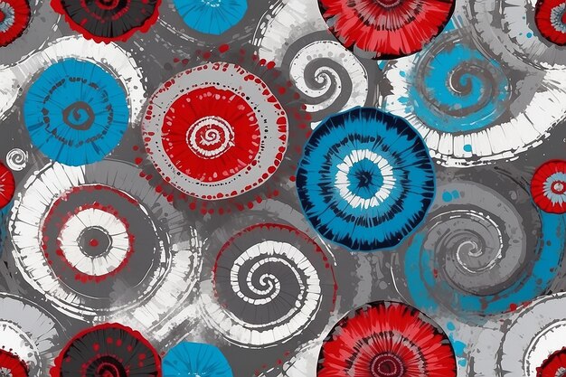 Foto dye tie circle boho grey vector swirl estilo de tela sin costura white endless tie die spiral dyed batik red seamless peace blue circle dirty grunge grey swirl fondo espiral dyed fondo