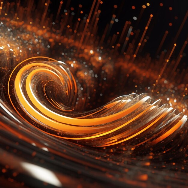 Dynamic Fluidic Elegance Abstract Renderings 3D e Motion Graphics (Gráficos em Movimento)