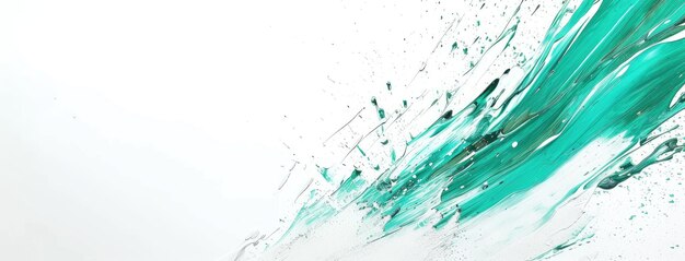 Dynamic Turquoise Splash Abstract Hintergrund