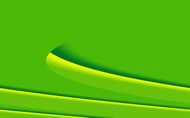 Dynamische grüne Kurve lebendiger Farbverlauf abstrakter Hintergrund