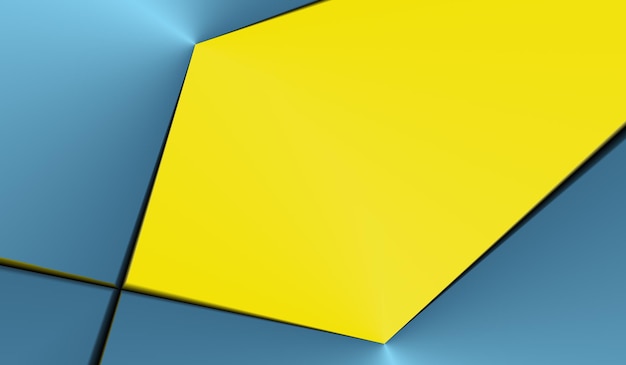 Dynamischer Hintergrund der blauen gelben modernen Karte