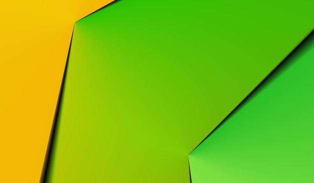 Dynamischer Hintergrund der grünen gelben modernen Karte