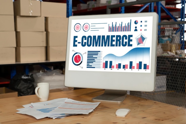 E-Commerce-Datensoftware bietet ein modisches Dashboard für die Verkaufsanalyse