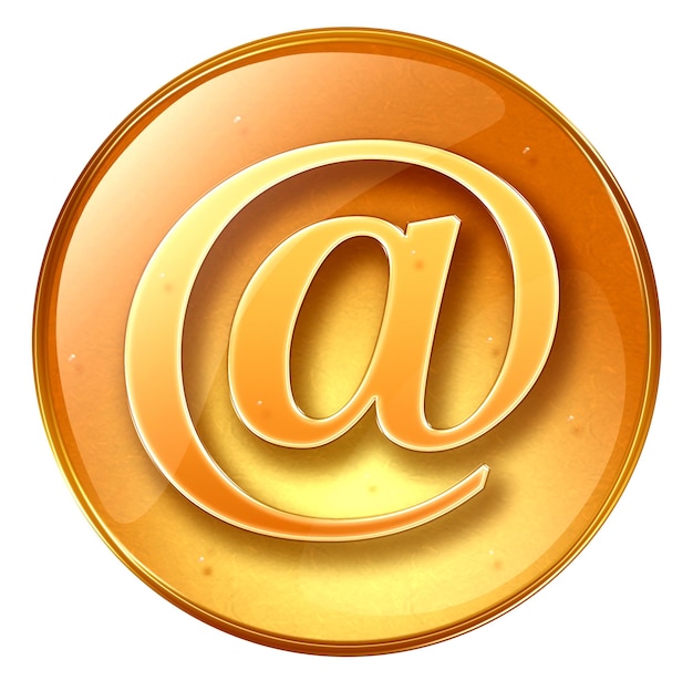 E-Mail-Symbol gelb