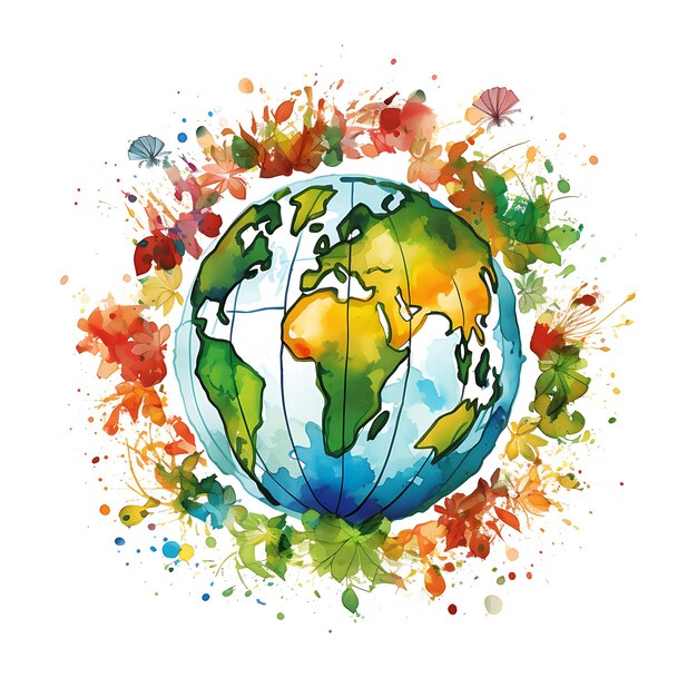 Foto earth hour inspirierende rahmendesigns und künstlerische objekte für nachhaltige kampagnen clipart t-shirt