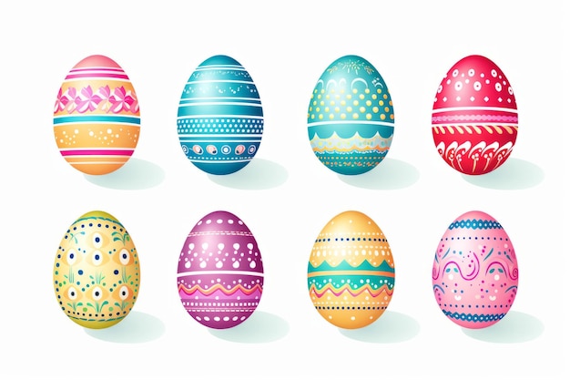 Easter Egg Border Clipart Ein lebendiges und spielerisches AR 32-Design
