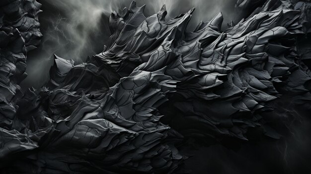 Foto ebon ecoa uma fascinante exploração das formações rochosas do black cliff