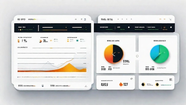 Echtzeit-Datenvisualisierungs-Software-Schnittstelle