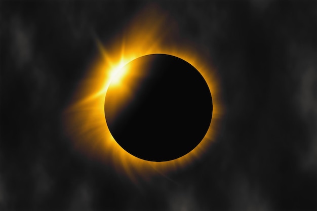 Foto eclipse solar total de 2024