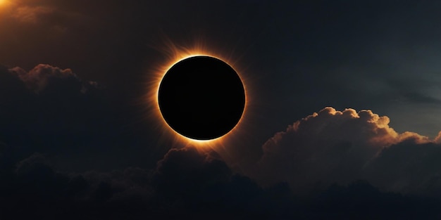 un eclipse solar se ve en esta imagen