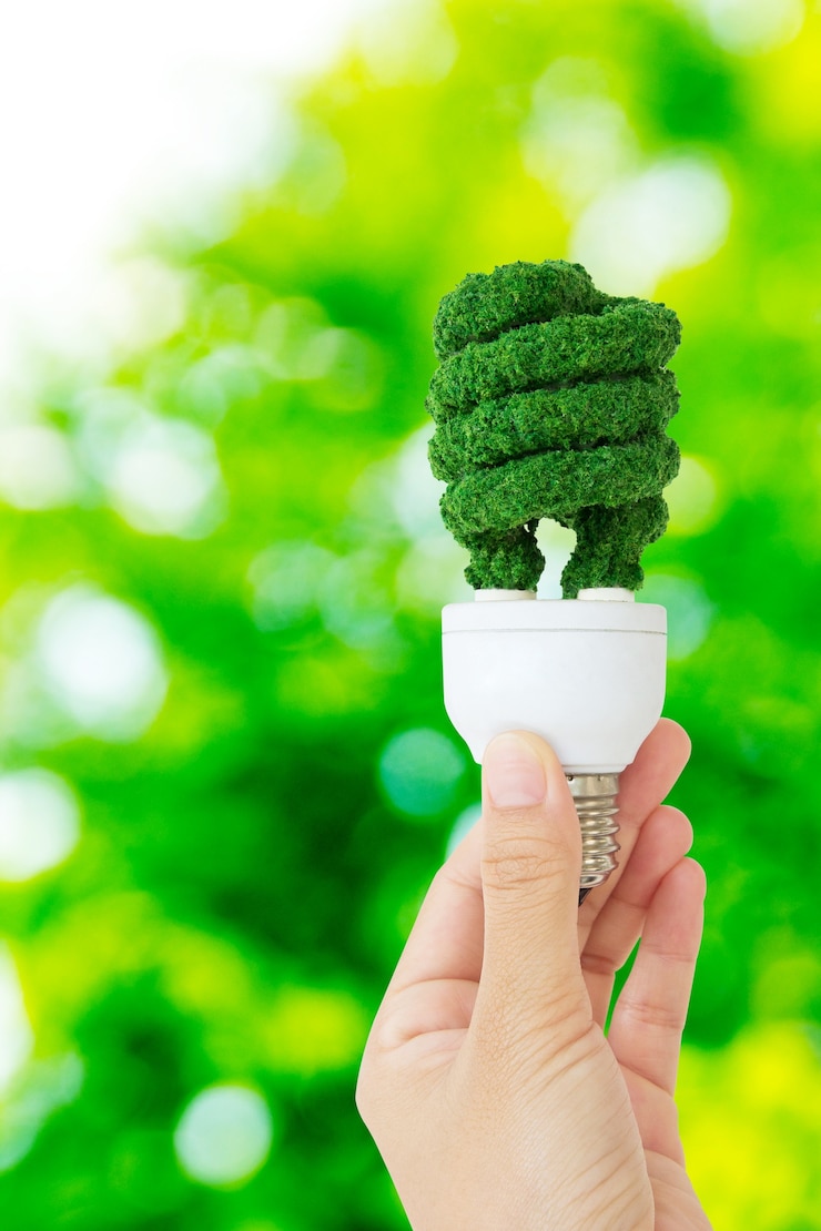 Foto eco light bulb concept