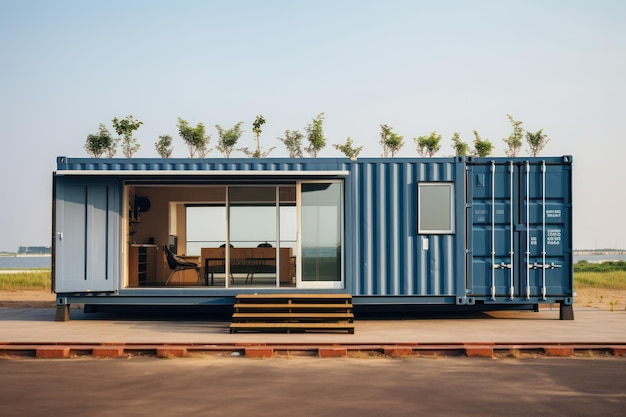 EcoChic Living Entdecken Sie Container House, ein innovatives und tragbares Tiny Home für Nachhaltigkeit