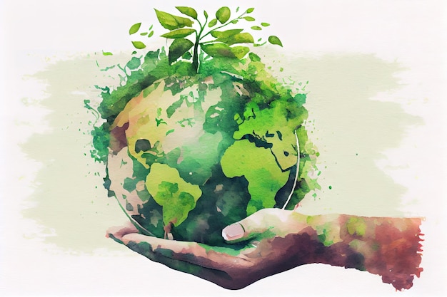 Ecología Mundo Medio Ambiente Generativo Ai