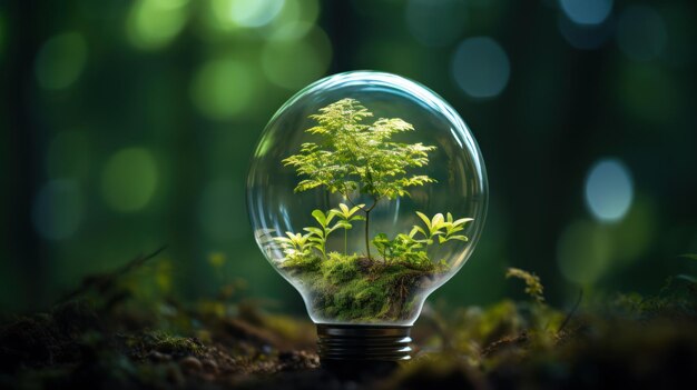 economia de conceito de ciência de tecnologia ecológica para o desenvolvimento de sustentabilidade lente grande angular iluminação realista