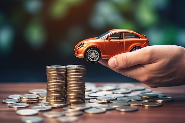 Economizando dinheiro para um sonho de comprar um carro