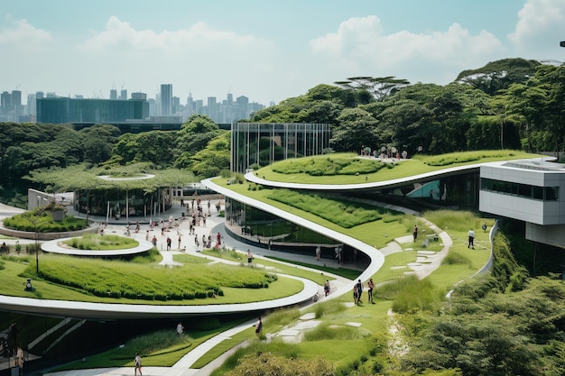 Ecoparque Arquitectura moderna Jardines en azoteas Vegetación urbana