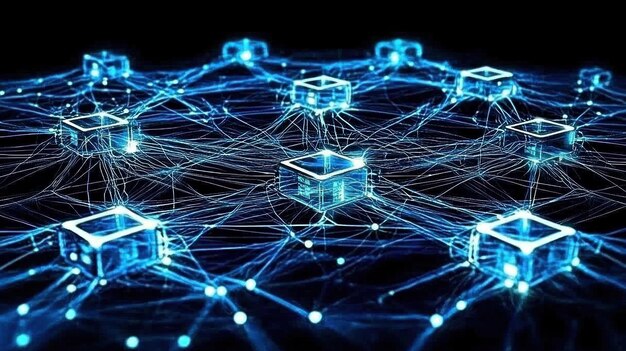 Ecosistema de datos descentralizado de la red Blockchain