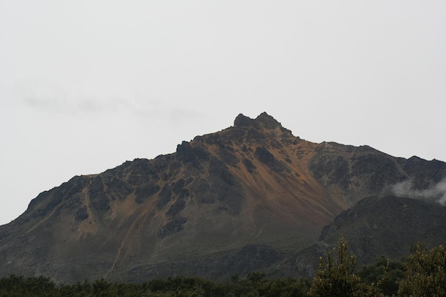 Ecuador-Gebirgsspitzen und -täler