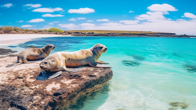 Foto ecuador y las playas de las islas galápagos