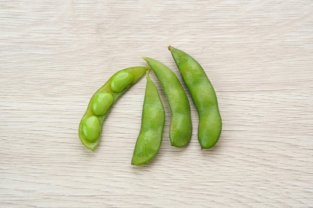 Edamame soja verde fresca