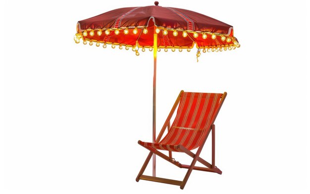 Edición de luces de paraguas para el ambiente costero