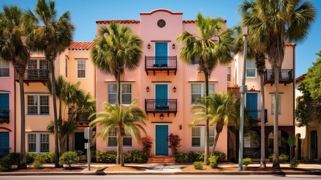 Foto edifício aconchegante de apartamentos