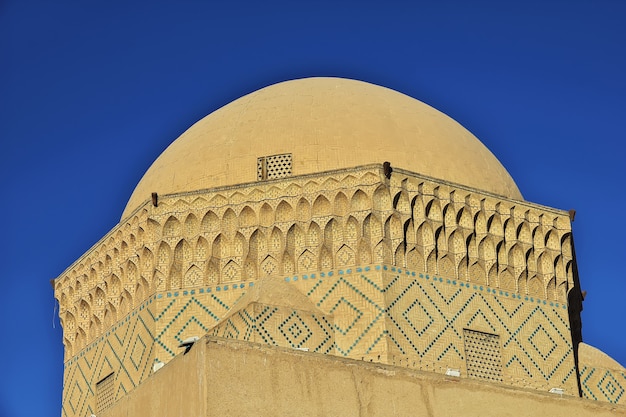 Foto el edificio de la antigua ciudad de yazd en irán