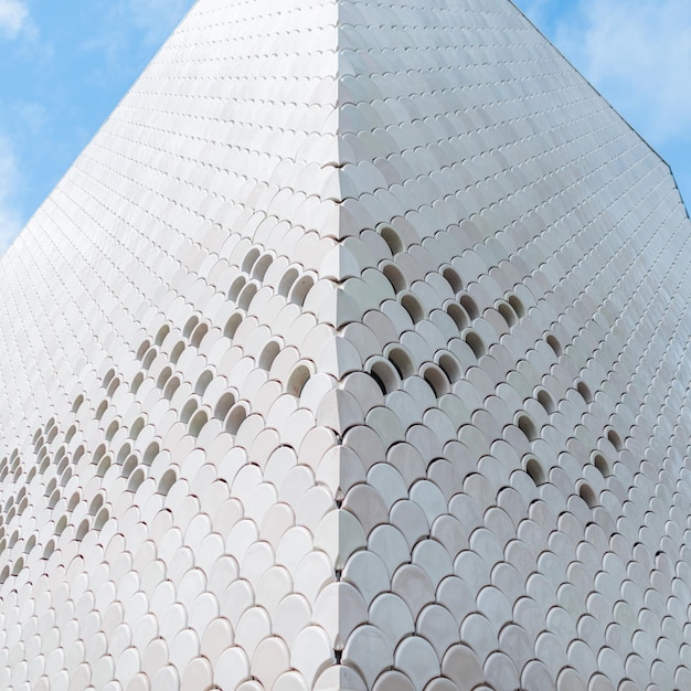 Edificio de arquitectura moderna Tecnologías de patrones y texturas