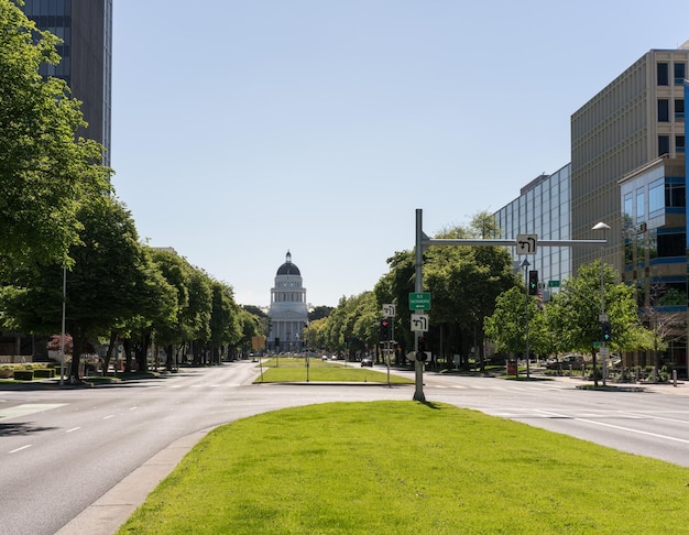 Edificio del capitolio del estado de California en Sacramento