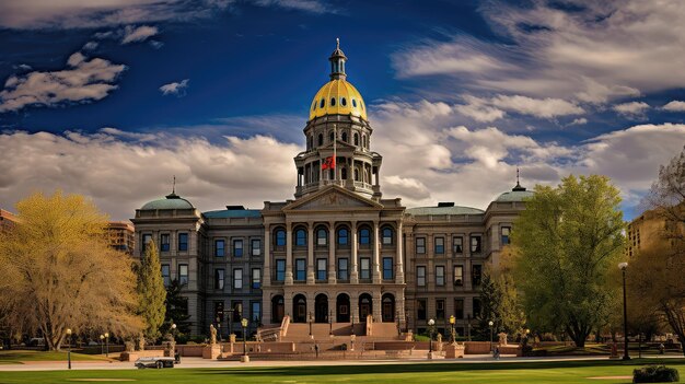 Foto edificio del capitolio del estado de colorado