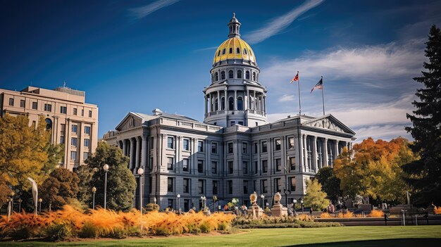 Foto edificio del capitolio del estado de colorado