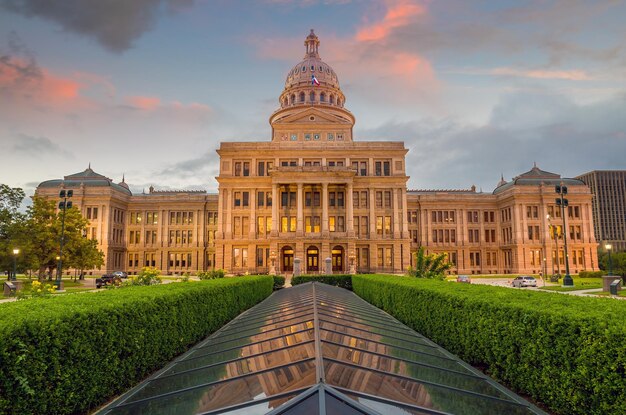 Edificio del Capitolio Estatal de Texas en Austin, TX